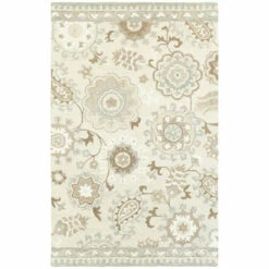 Best reviews of 😀 Copper Grove Marthrown Ivory/ Grey Undyed Wool Handcrafted Area Rug Cream/grey 🤩