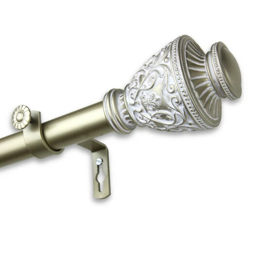 New π Copper Grove Vayk Adjustable Curtain Rod (1 In. Dia.) Satin Nickel π - Image 3