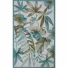 Cheapest 😀 Copper Grove Hollabrunn Blue Tropical Botanicas Rug Ivory 🤩