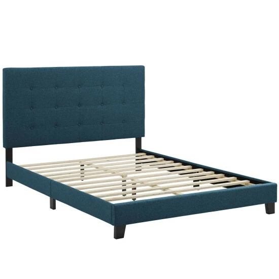 Budget π Copper Grove Chuhuiv King Button-tufted Upholstered Platform Bed Gray π - Image 2