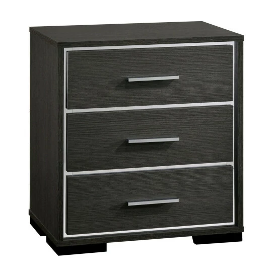 Top 10 π Copper Grove Kastela Grey USB 3-drawer Nightstand With Chrome Trim βοΈ - Image 3