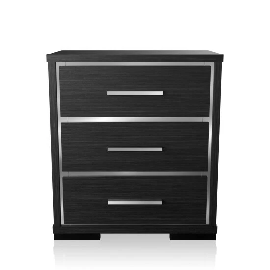 Top 10 π Copper Grove Kastela Grey USB 3-drawer Nightstand With Chrome Trim βοΈ - Image 4