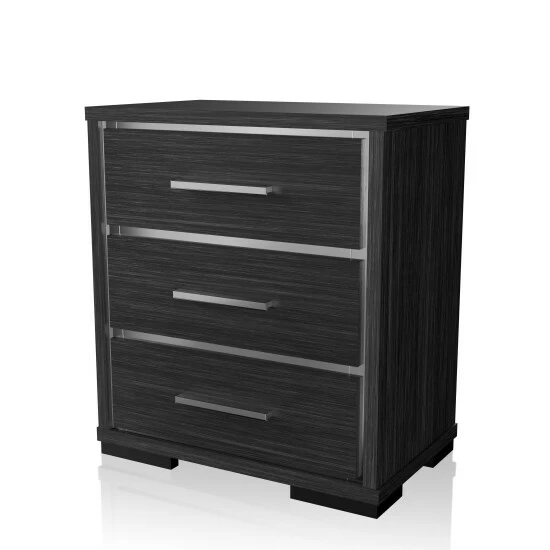 Top 10 π Copper Grove Kastela Grey USB 3-drawer Nightstand With Chrome Trim βοΈ - Image 5