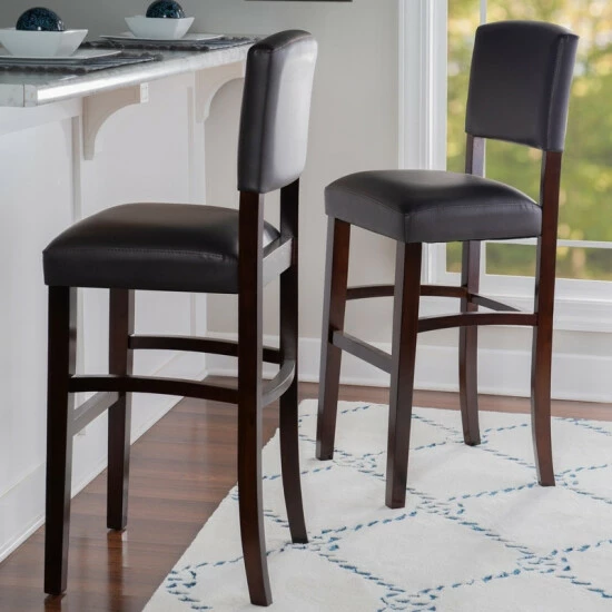 Best reviews of π Copper Grove Amravati Faux Leather 30-inch Espresso Bar Stool π