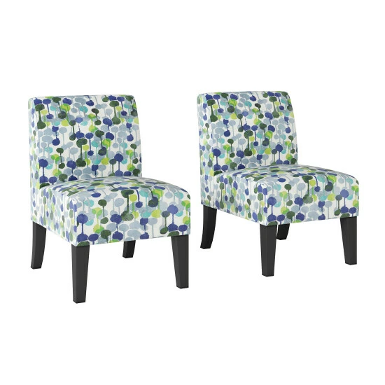 Best deal ✔️ Copper Grove Durbuy Upholstered Armless Chairs (Set Of 2) Orange Multi Beehive ✨ - Image 8