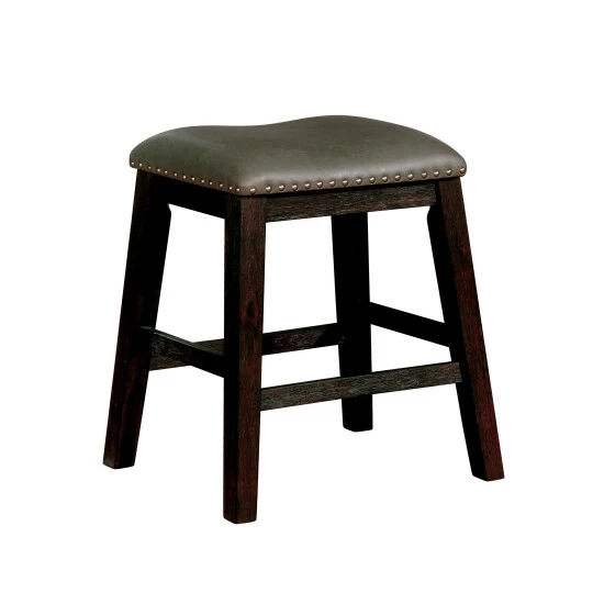 Budget π€© Copper Grove Zadar Rustic Faux Leather Barstool (Set Of 2) Dark Walnut π - Image 5
