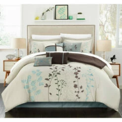 Wholesale 🔔 Copper Grove Pelee 8-piece Beige Oversized Comforter Set 👍
