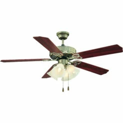 Best reviews of 😀 Copper Grove Tsaghkadzor 4-light Brushed Nickel Ceiling Fan 🌟