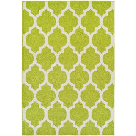 New π Copper Grove Rovaniemi Multicolor Moroccan Trellis Area Rug Blue π - Image 2