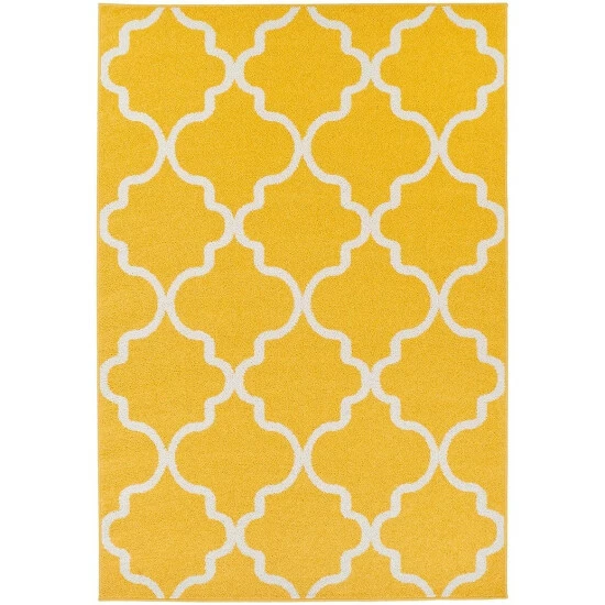 New π Copper Grove Rovaniemi Multicolor Moroccan Trellis Area Rug Blue π - Image 4