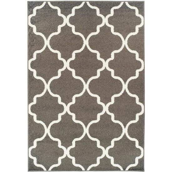 New π Copper Grove Rovaniemi Multicolor Moroccan Trellis Area Rug Blue π - Image 6