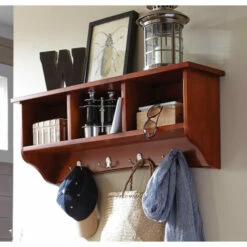 Discount 💯 Copper Grove Daintree 🧥 Coat Hooks With Storage Cherry 🛒