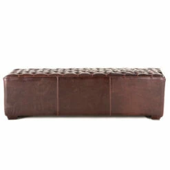 Best deal ❤️ Copper Grove Pravets 58-inch Leather Bench With Diamond Stitch Detailing ✨