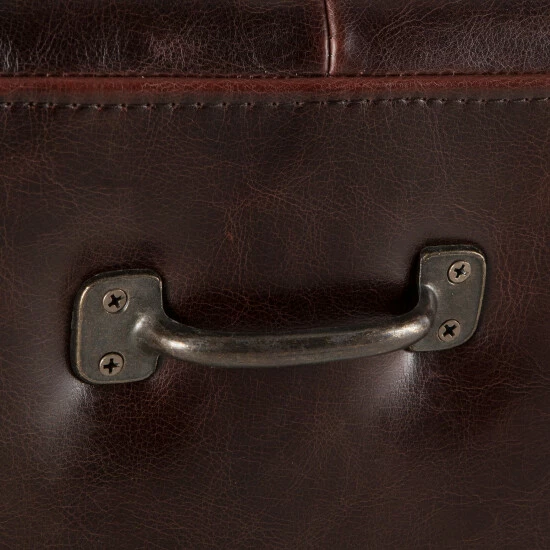 Best deal ❤️ Copper Grove Pravets 58-inch Leather Bench With Diamond Stitch Detailing ✨ - Image 5