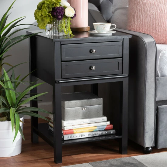 Flash Sale π Copper Grove Urgut 2-drawer End Table Grey π€©