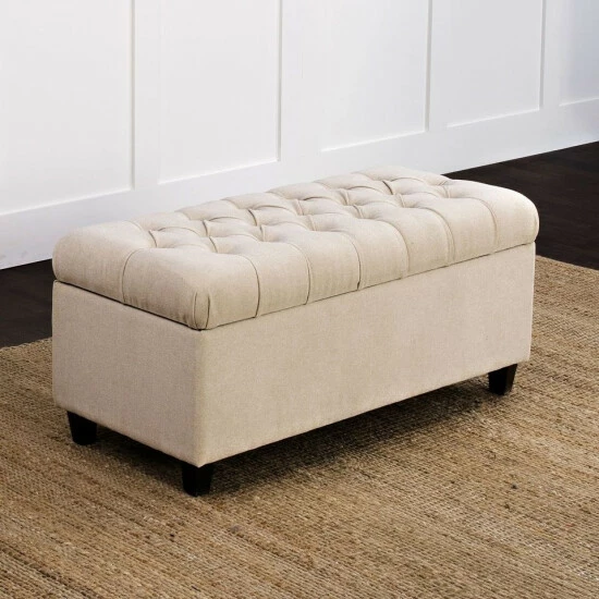 Hot Sale π Copper Grove Ixora Tufted Storage Bench β€οΈ - Image 7