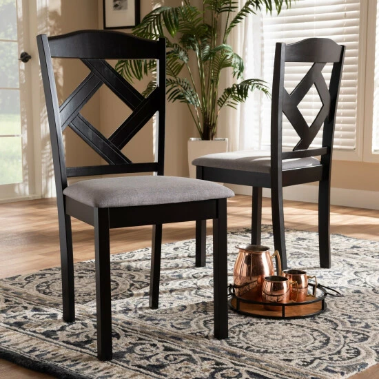 Best deal β Copper Grove Monongahela Contemporary Fabric Dining Chair Set Brown β¨ - Image 2