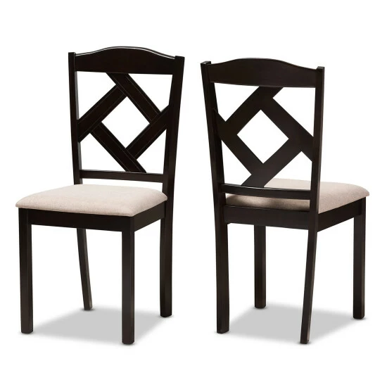 Best deal β Copper Grove Monongahela Contemporary Fabric Dining Chair Set Brown β¨ - Image 3