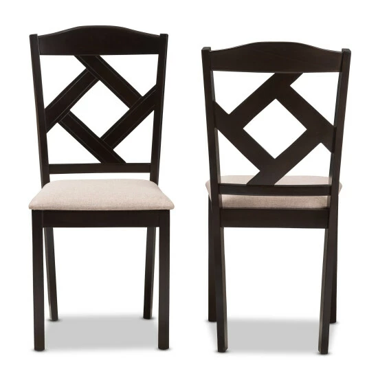 Best deal β Copper Grove Monongahela Contemporary Fabric Dining Chair Set Brown β¨ - Image 4