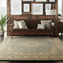 Top 10 👏 Copper Grove Natrang Floral Area Rug Aqua/ivory 🥰