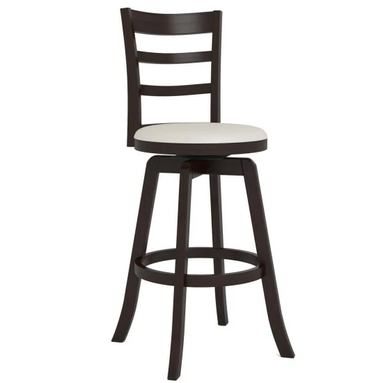 Wholesale β¨ Copper Grove Orahovica Espresso And White Leatherette Bar-height Barstool π - Image 2