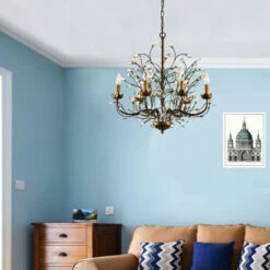 Budget ✨ Copper Grove Antique Bronze 6-light Crystal And Iron Chandelier ✨