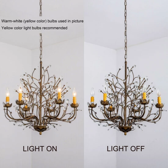 Budget β¨ Copper Grove Antique Bronze 6-light Crystal And Iron Chandelier β¨ - Image 5