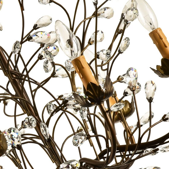 Budget β¨ Copper Grove Antique Bronze 6-light Crystal And Iron Chandelier β¨ - Image 7