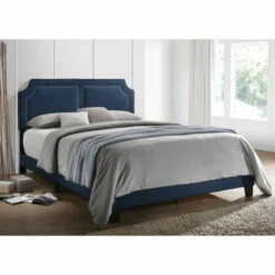 Best deal ❤️ Copper Grove Malo Upholstered Panel Bed Beige 💯