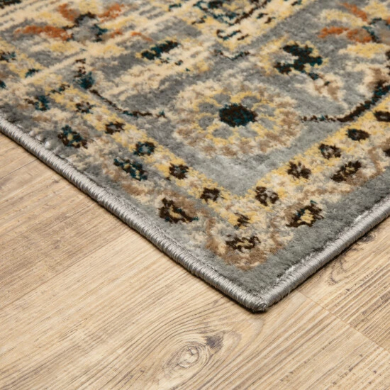 Wholesale π― Copper Grove Rozaje Grey/Beige Faded Medallion Area Rug β¨ - Image 3