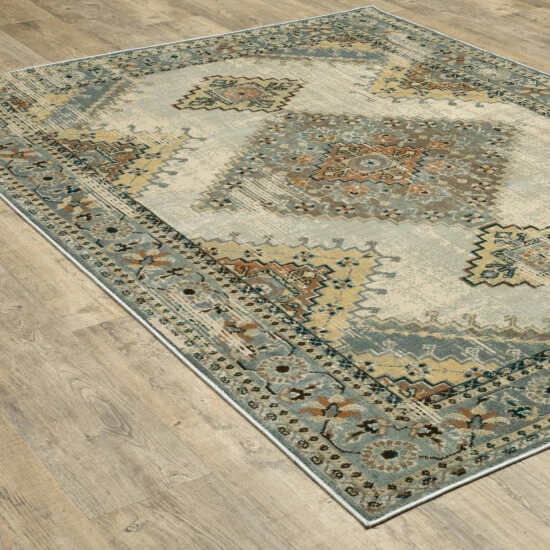 Wholesale π― Copper Grove Rozaje Grey/Beige Faded Medallion Area Rug β¨ - Image 4