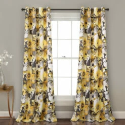 Top 10 🔔 Copper Grove Plumeria Room-darkening 84-inch Curtain Panel Pair Yellow/grey 🔔
