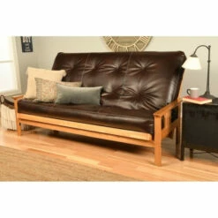 Best reviews of 🌟 Copper Grove Cloud Queen Futon With Butternut Finish Java 👏