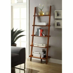 Cheapest 🧨 Copper Grove Aubrieta Ladder Bookshelf Cherry 😀