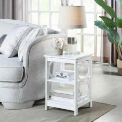 Flash Sale 😀 Copper Grove Hitchie End Table White Faux Marble/white 🎁