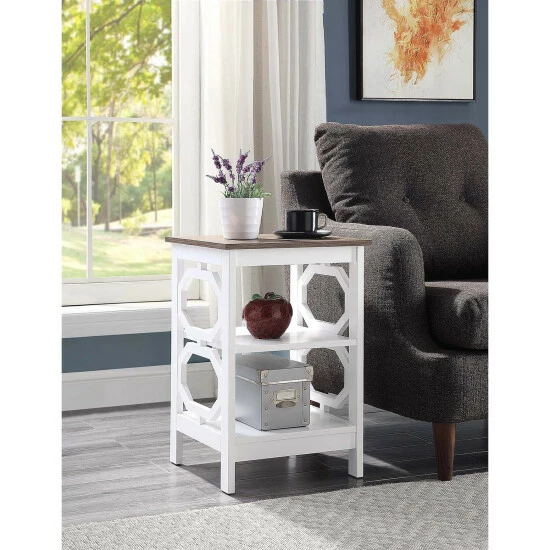 Flash Sale π Copper Grove Hitchie End Table White Faux Marble/white π - Image 4