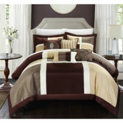 Best reviews of 😍 Copper Grove Minesing Brown 7-piece Comforter Set 🎁