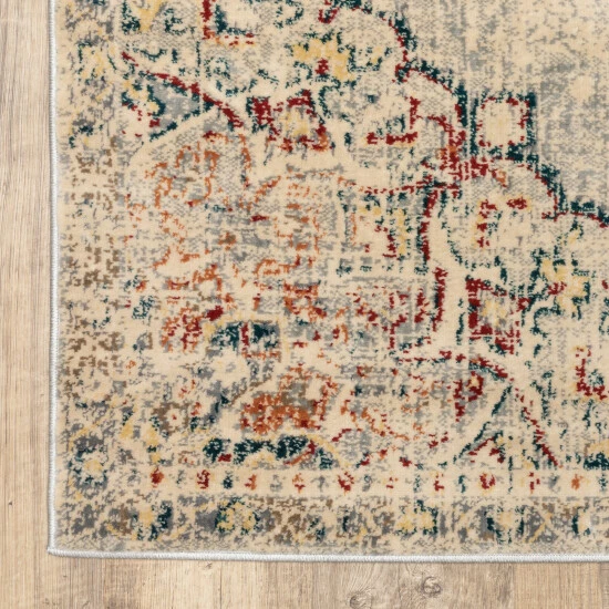 Best reviews of π Copper Grove Emmen Grey/Rust Vintage Medallion Area Rug π - Image 6