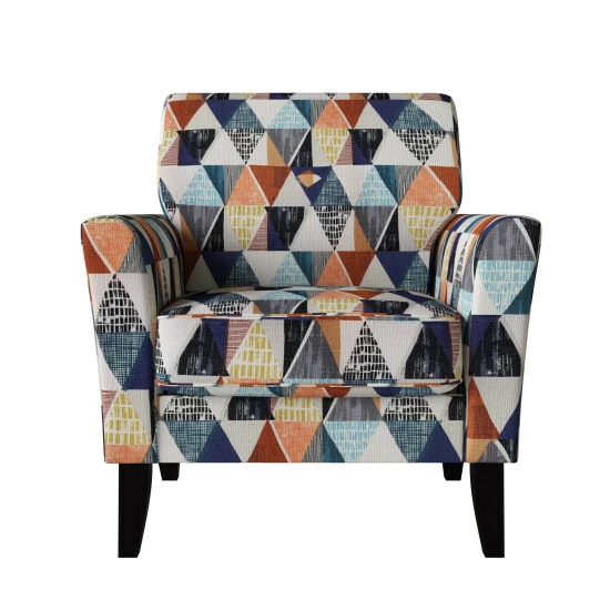 New π Copper Grove Aria Flared Arm Chair Blue Modern Diamond β¨ - Image 5