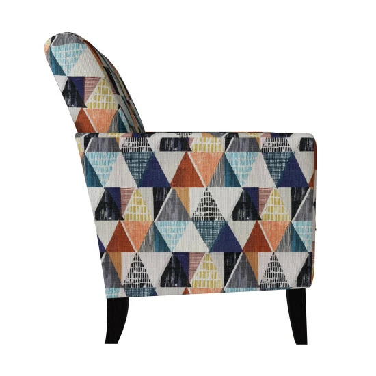 New π Copper Grove Aria Flared Arm Chair Blue Modern Diamond β¨ - Image 6