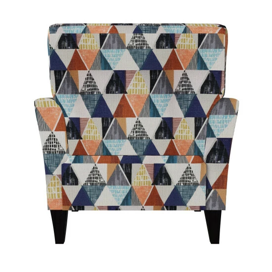 New π Copper Grove Aria Flared Arm Chair Blue Modern Diamond β¨ - Image 7