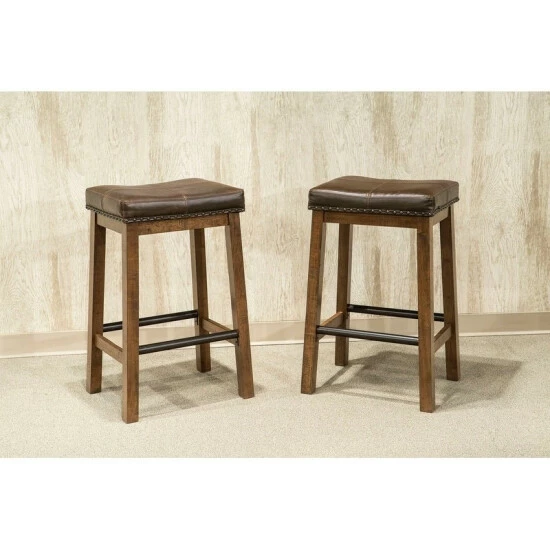 Discount π₯ Copper Grove Hanoi Brown 24-inch Backless Bar Stools (Set Of 2) π