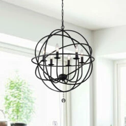 Coupon ⭐ Copper Grove Guacara 6-light Globe Chandelier 👏