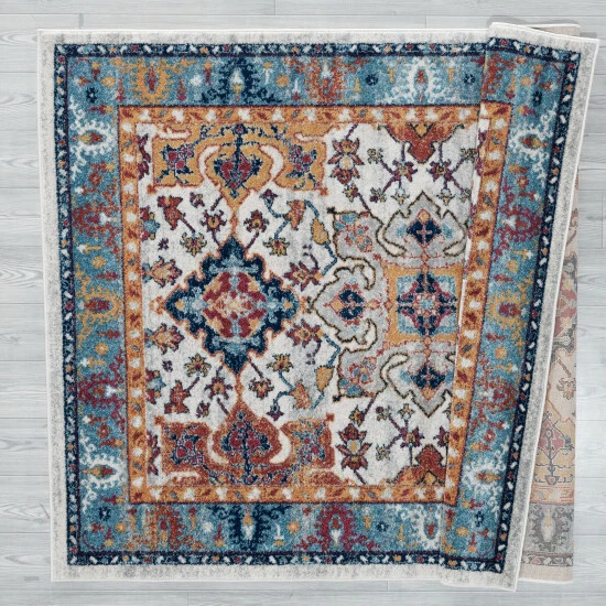 Deals π Copper Grove Sukhodilsk Area Rug Blue β€οΈ - Image 5