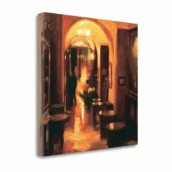 Deals ❤️ Copper Grove 'Italian Restaurant' Fine Art Giclee Print On Gallery-wrapped Canvas ✔️