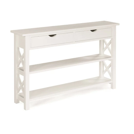 Deals π Copper Grove Quibor Wood Console Table White/grey Birch π