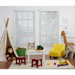 Best reviews of 🥰 Copper Grove Yerevan 64-inch White Cordless Faux Wood Blind ⭐