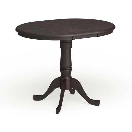 Coupon π₯° Copper Grove 36-inch Round Pedestal Table With 12-inch Leaf Black/cherry π§¨
