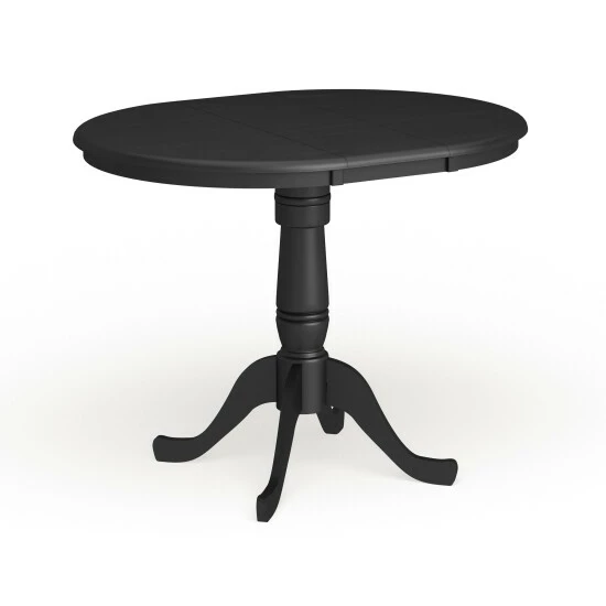 Coupon π₯° Copper Grove 36-inch Round Pedestal Table With 12-inch Leaf Black/cherry 𧨠- Image 3