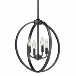 Best Pirce βοΈ Copper Grove Zambee 4-light Chandelier Matte Black π